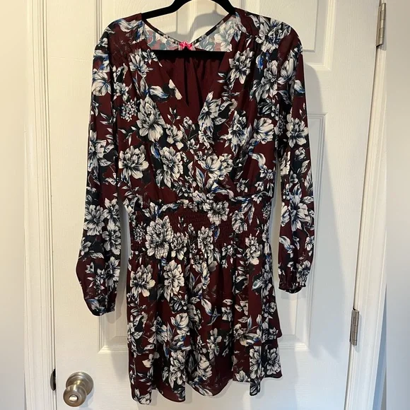 tie dye mesh dress Shop Promenade Chocolate Tie Dye Mesh Long Sleeve Midi Dress